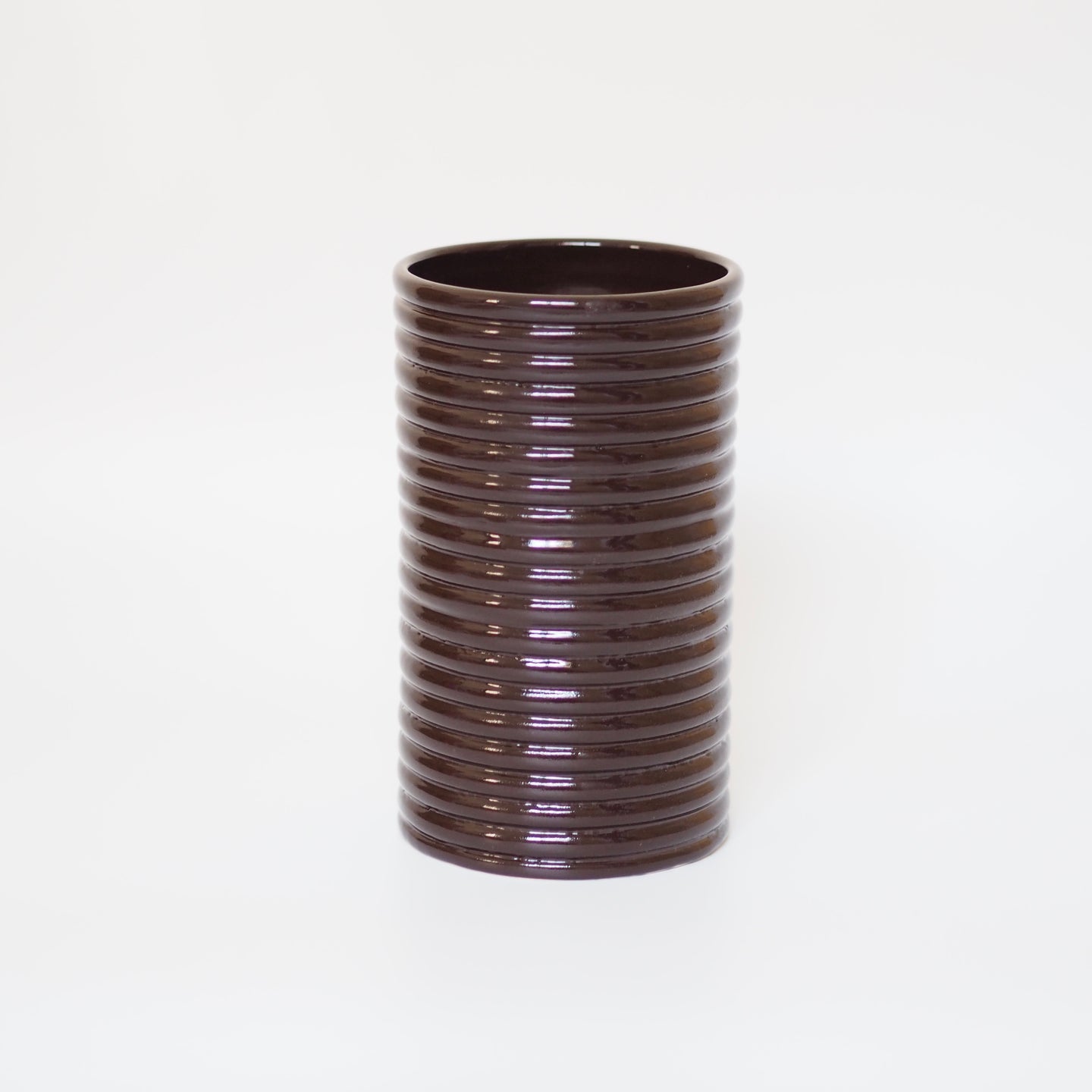 BERTRAN VASE - FONDANT BROWN